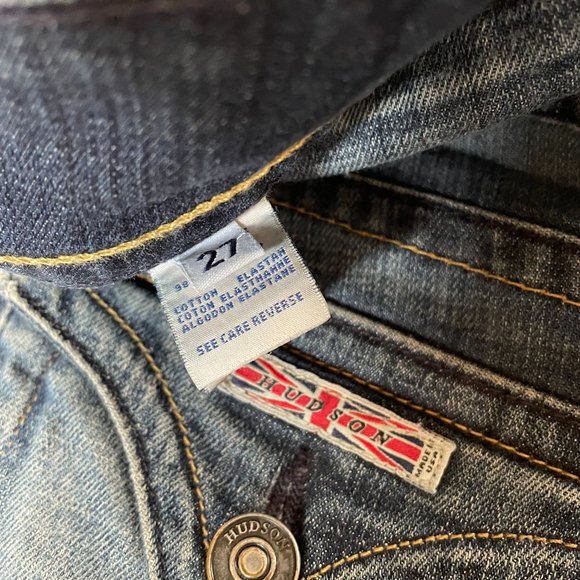 Hudson Jeans Denim Women size 27 Style 107906 Triangle Pocket Straight leg - Picture 3 of 6